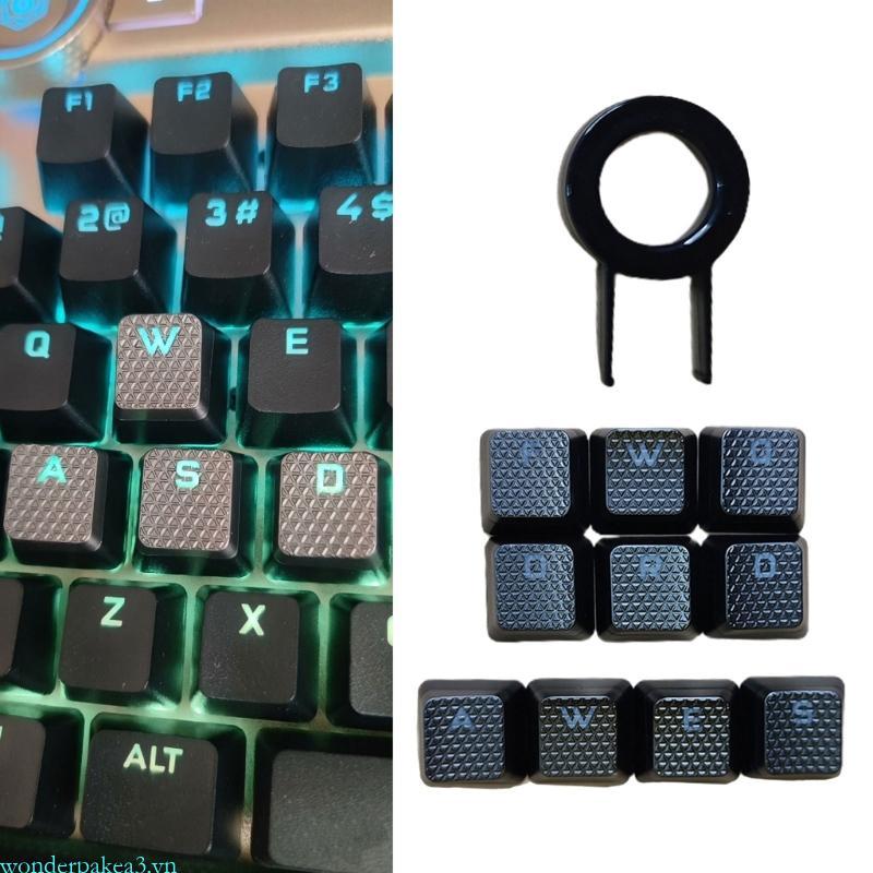 Wonderpakea3 10 Keycaps cho Corsair K70 K95 K90 Bàn phím chơi game cơ học Keycap