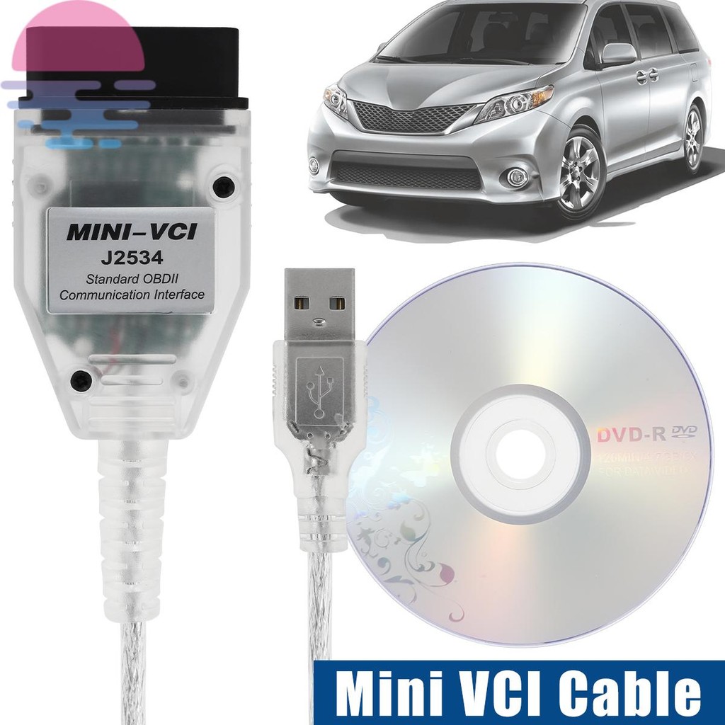 V17 J2534 Cáp Mini VCI FT232RL 16pin Chẩn Đoán Xe Ô Tô Cáp Lập Trình Chẩn Đoán SHOPSKC7362