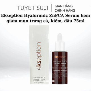   Công Ty  Ekseption Hyaluronic ZnPCA Serum kẽm giảm mụn trứng cá kiềm dầu 75ml 