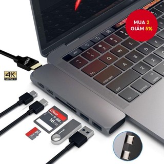 Trạm nối Type C Hub Sang HDMI 4K Thunderbolt 3 Đầu đọc thẻ SD có khe cắm TF SD cho macbook Pro 13 15 16 / Air 13 2020