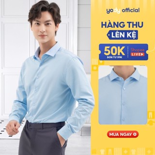 [Đồng giá] Áo Sơ Mi Nam YODY dài tay sợ tre chống nhăn dáng regular fit, công sở SMM6015