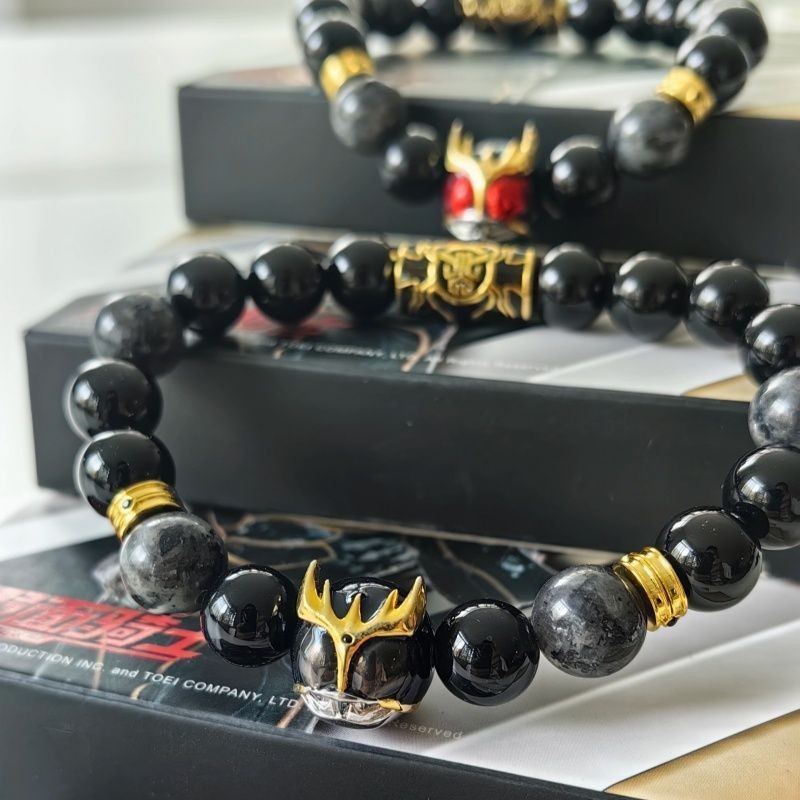 Kamen Rider kuuga kuuga Đen Mắt Đỏ Nhỏ Vòng Tay Sư Tử Vòng Tay Anime Trò Chơi Hàng Hóa Trang Sức Cao