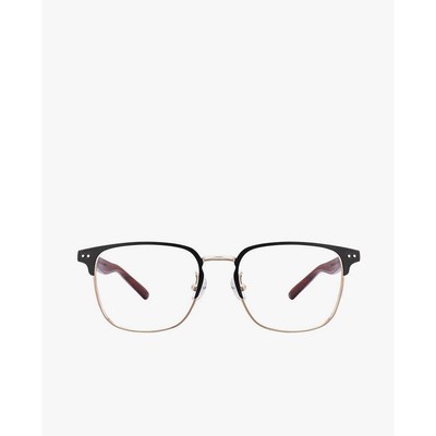 MUJOSH - Gọng kính vuông unisex nửa viền cổ điển_MJ12FM1163-BKC2