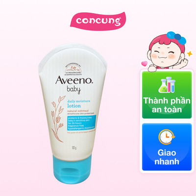 Sữa dưỡng thể Aveeno Baby Daily Moisture Lotion 100g - Con Cưng