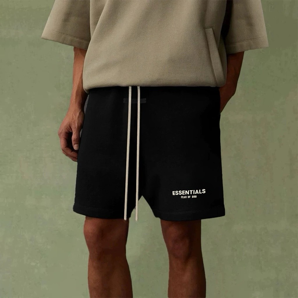 YKRC FOG Double Line ESSENTIALS HHH High street basketball shorts for men, casual sports shorts
