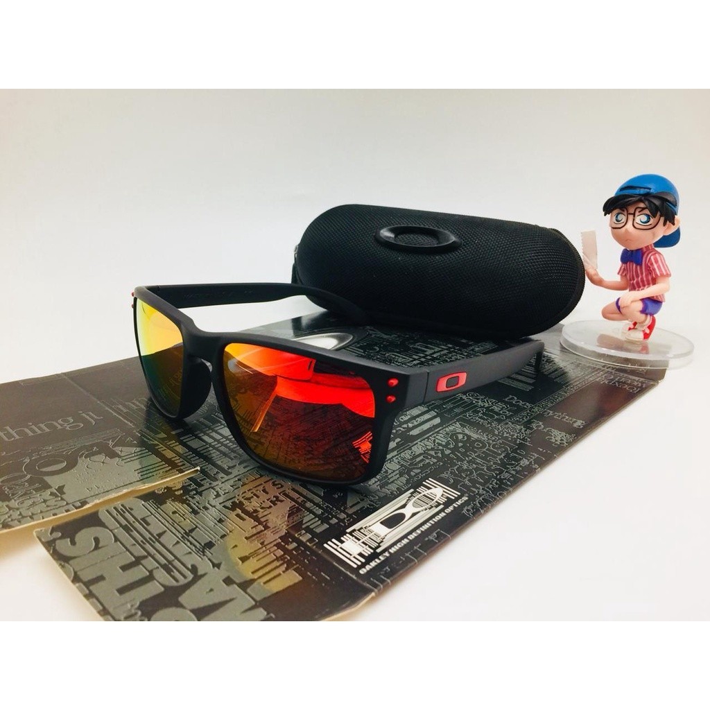 2026 mẫu mới Oakley Holbrook Polarized UV 400 Lens Fire Men Kính râm szsb