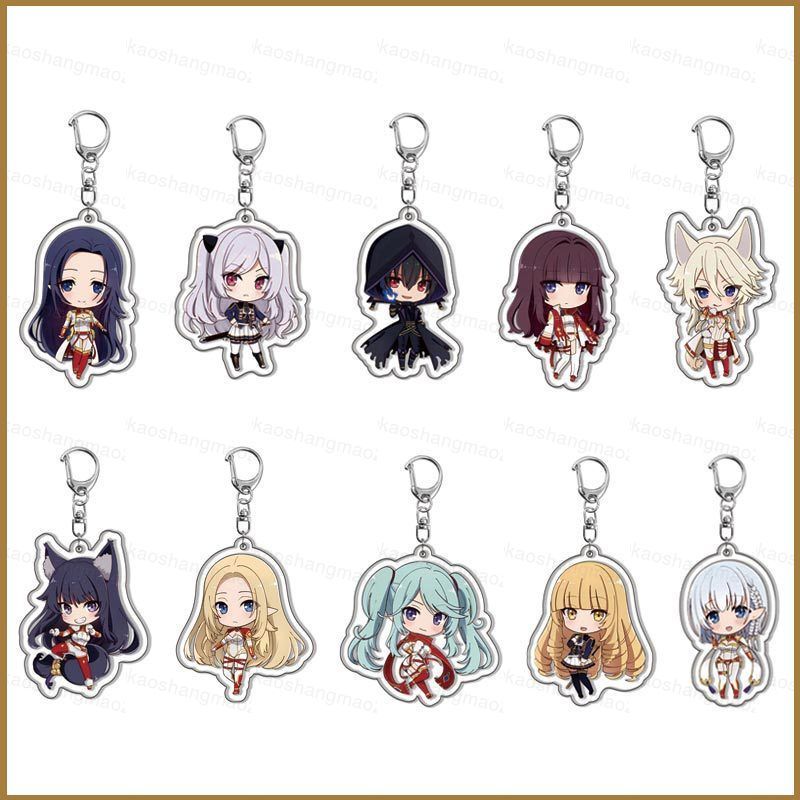HK2 Sự Nổi Tiếng Trong Bóng Móc Khóa Anime Móc Khóa Acrylic Hoạt Hình Alpha Delta Kagenou Cid Túi Mặ