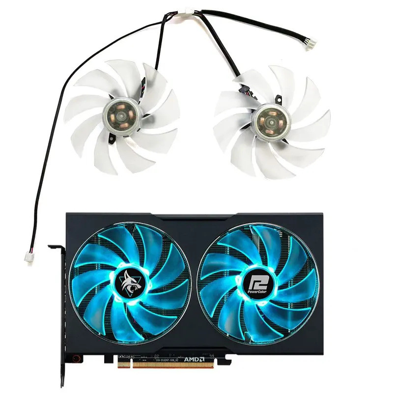 * 95MM 4PIN FD10015H12D DC 12V 0.55A Dành Cho PowerColor RX 6650 6600XT 7600XT Hellhound Quạt card V