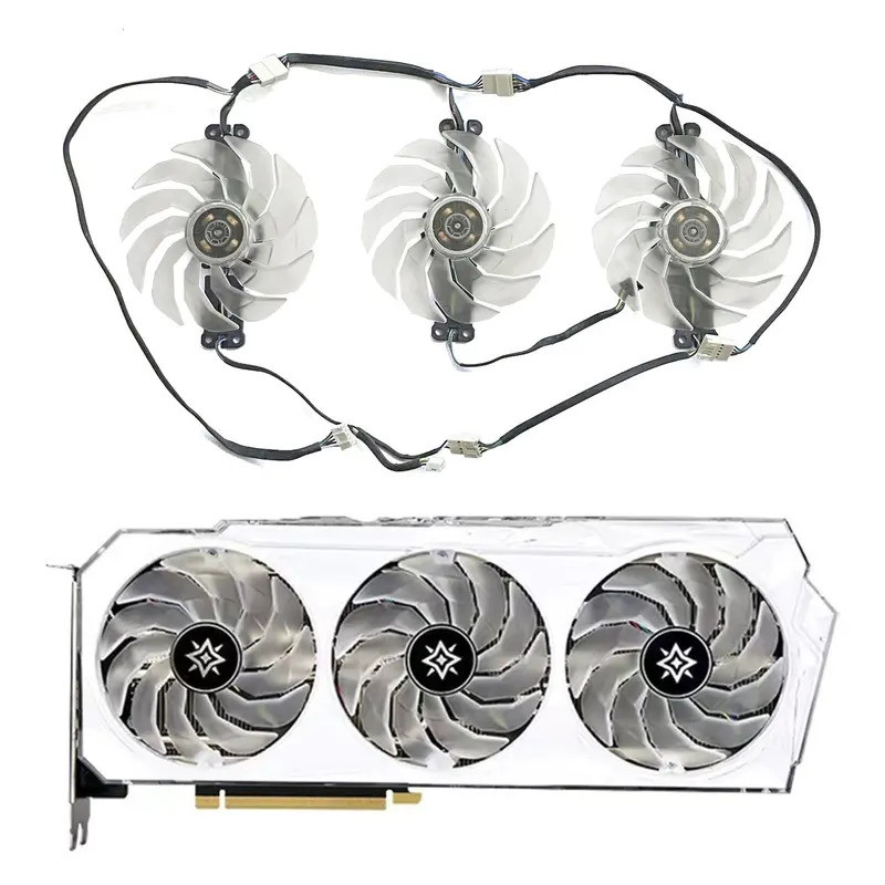 * Quạt GPU 3FAN TH9215S2H-PDB02 89MM RTX3090 thích hợp cho GALAXY RTX3090 3080Ti 3080 3070Ti 3070 30