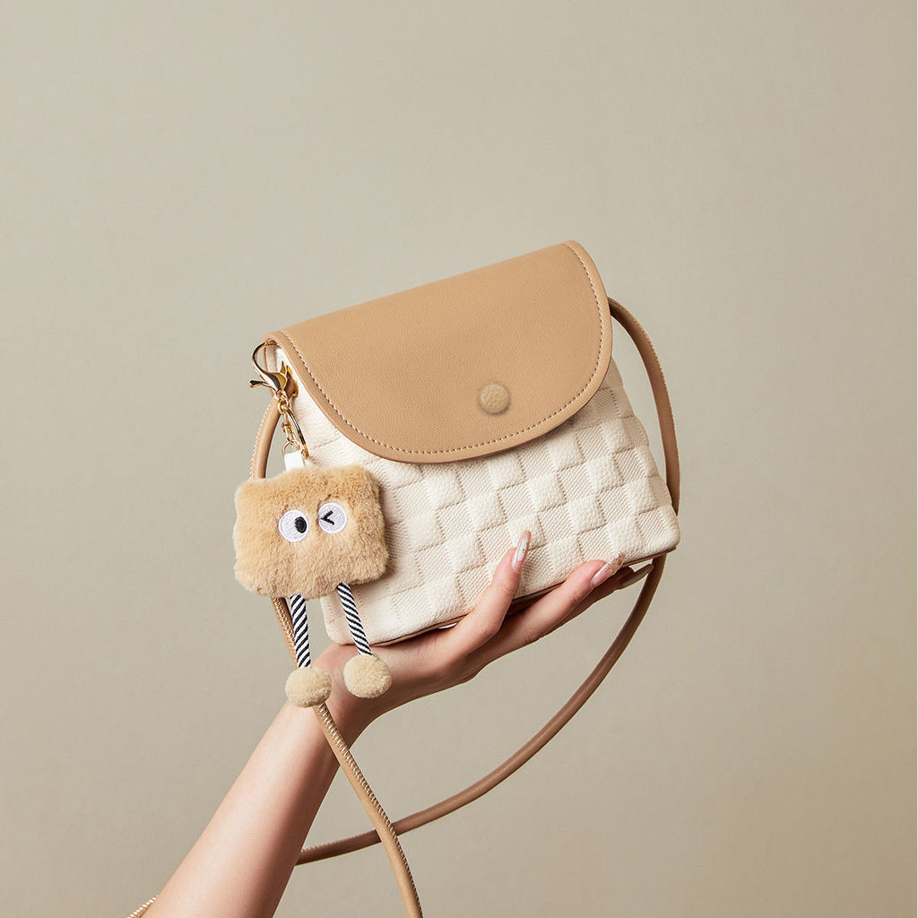 New bucket bag, popular versatile crossbody bag, fashionable commuter small square bag