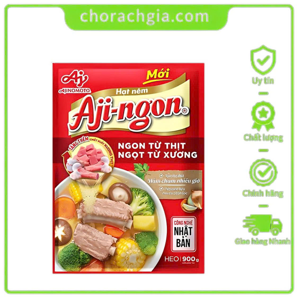 Hạt nêm heo ajingon 900g/Gói - Gói