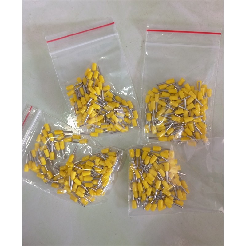 Đầu Cos Kim Rỗng E7508 màu Vàng Dùng Cho Dây 0.75mm