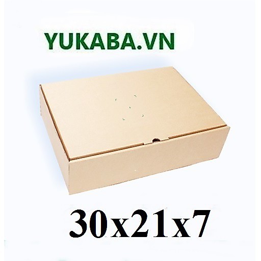20 Thùng Carton nắp gài 30x21x7