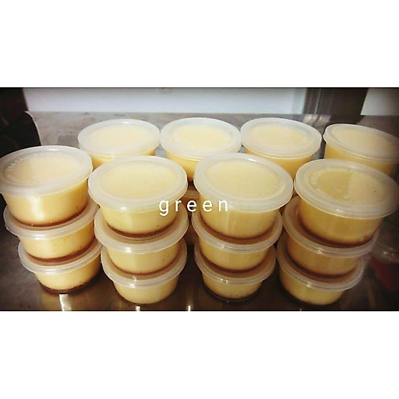 Hộp flan hũ flan tròn hộp caramen vĩnh trường kèm Nắp greenkios