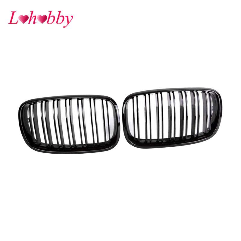 Double Slats Black Sport Front Grill Kidney Grill Set ABS cho X Series X5 E70 X6 E71 M Thay thế trực