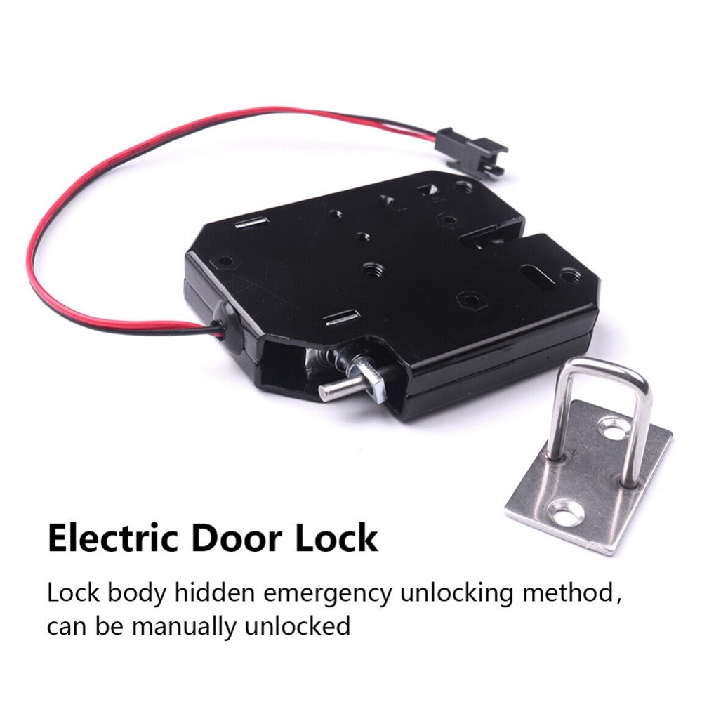 [DOLLDOLL-VN]Lock Door Electric Control Electromagnetic Latch Spare Parts Storage Shelf