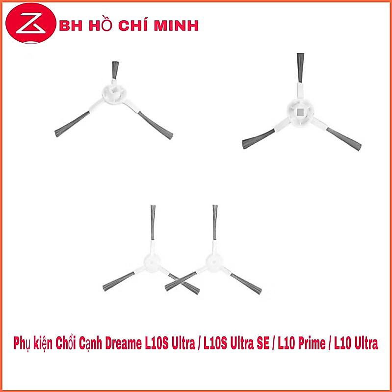 ( Hàng chính hãng ) Combo chổi cạnh Dreame L10S Ultra - L10 Ultra - S10 - L10 Prime - L10S SE .