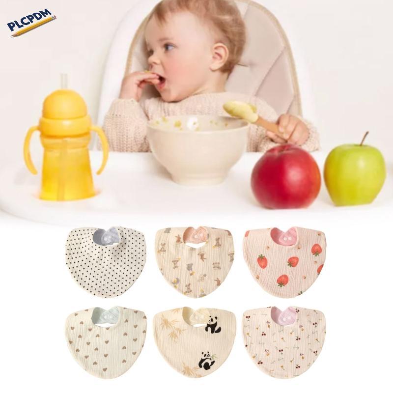 Cotton Baby Wipes Absorbent Drools Bandana Wipes for Teething Feeding 0-3 Years