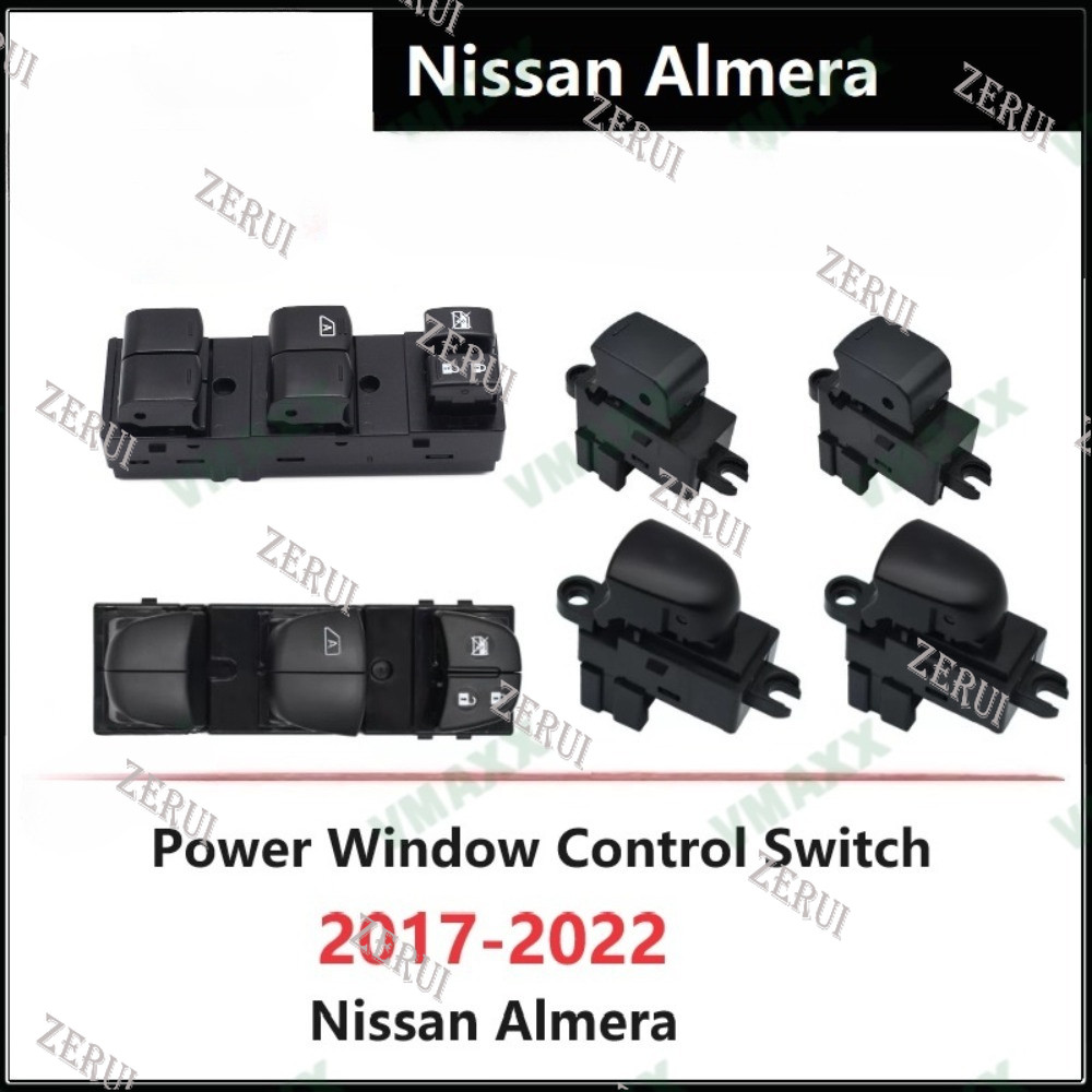 ZR Dành Cho Nissan Almera Công Tắc Điều Khiển Cửa Sổ Điện Kính Nâng Nút Cho Nissan Almera 2016 - Hiệ