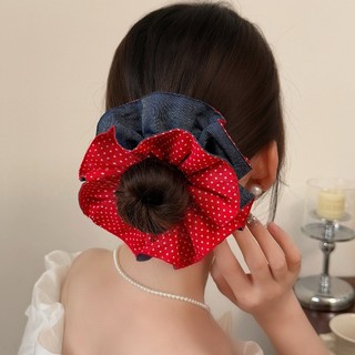 Nơ Anh Đào Scrunchie - Phụ Kiện Tóc Thời Trang