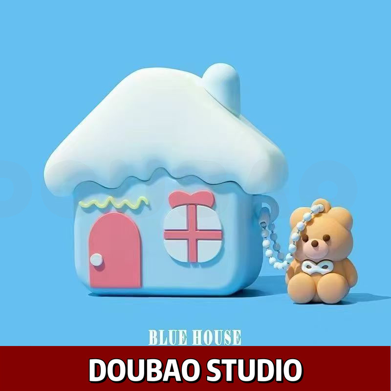 Ốp bảo vệ silicone cho tai nghe Bluetooth hình Igloo