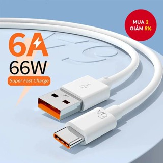 Cáp sạc siêu nhanh Usb Type C 2M 65W 6.5A Dây phi tiêu siêu Vooc