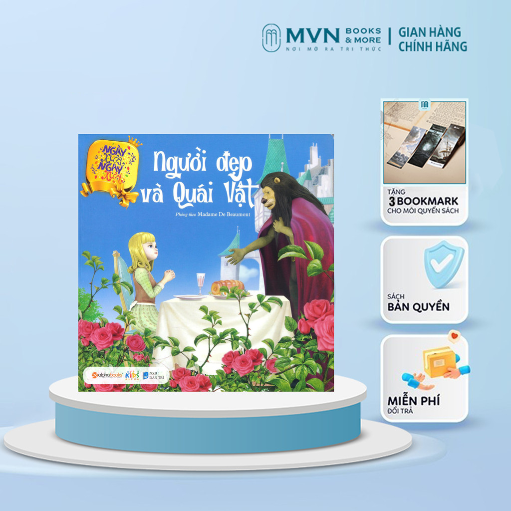 Sách - Ngày xửa ngày xưa - Người đẹp và quái vật 49k - Mvn Books