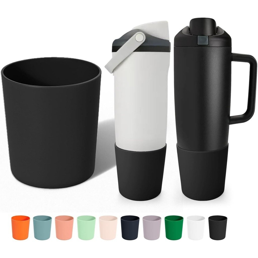 Boot silicon Tương thích với Owala 30oz & 40oz FreeZip Sway Chai & Tumbler - Phụ kiện bình nước khởi