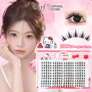 lông mi giả Sách 20 hàng mi lông thỏ cụm mi giả tự nhiênLông mi giả Hàn Quốc hoa hướng dương