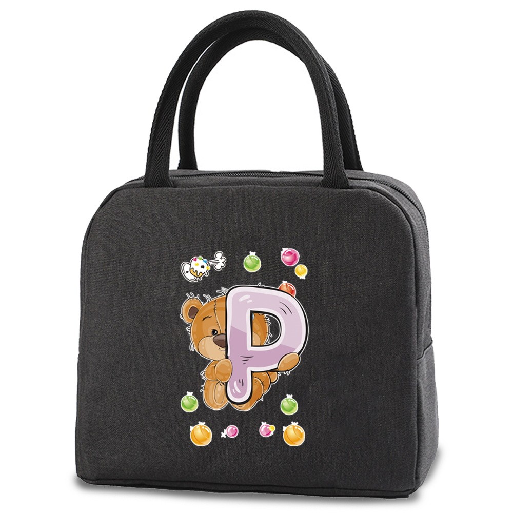 Lunch Bag Women Cooler Bags Unisex Thermal Bag Portable Lunch Box Food Tote Bear Series Lunch Bags f