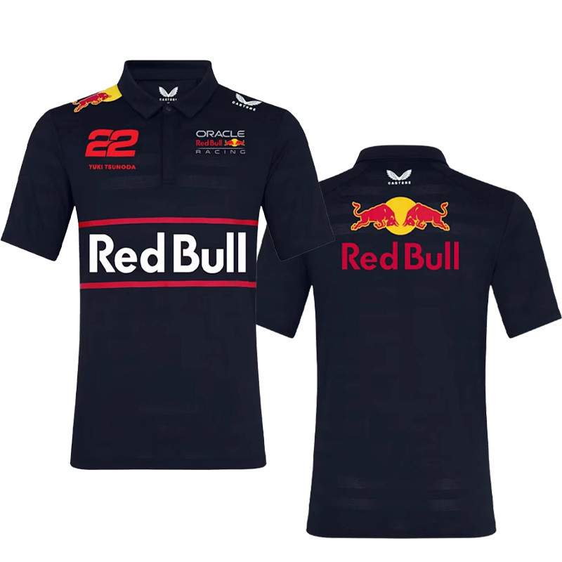 F1 racing T-shirt and polo Jersey Red Bull Racing 2026-summer Men Women tops f7mP