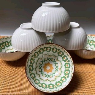 SIÊU SALE - SET 10 CHÉN ĂN CƠM 4D VÂN SỌC SIÊU SANG