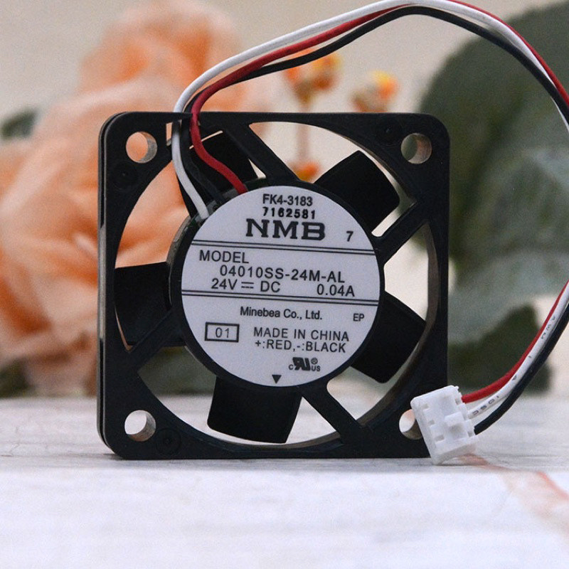 Quạt thanh lý 24VDC 0.04A 40X40X10 Model 04010 SS-24M-AL NMB Gửi từ Bangkok Gửi vào ngày