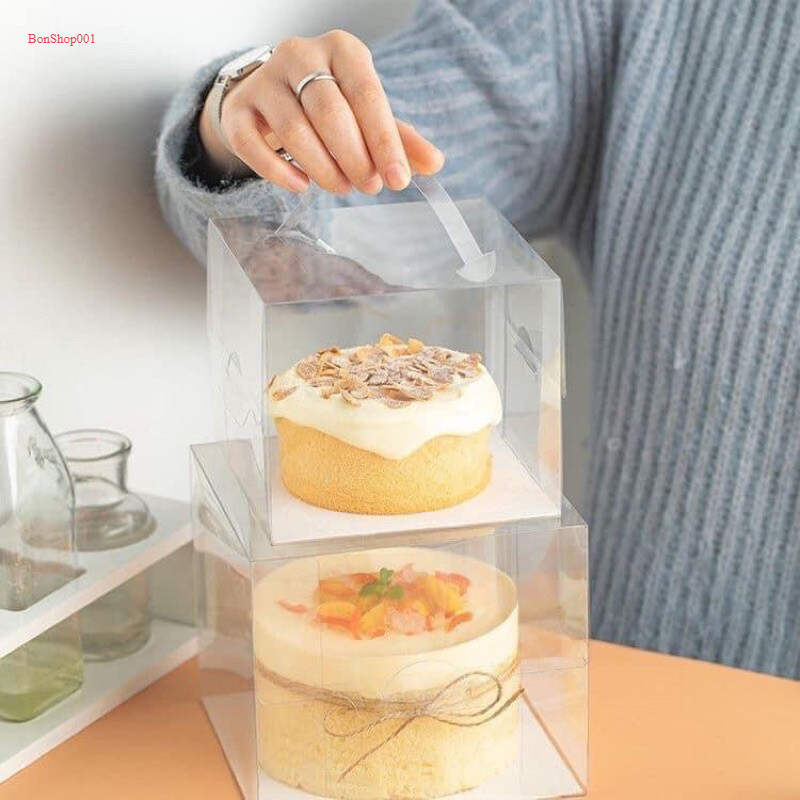 10 Hộp mica trong 16x16 cao 16cm