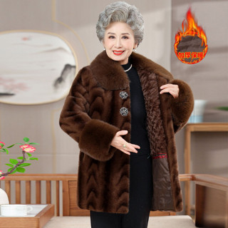  Áo Khoác Lông Chồn Cao Cấp Cho Mẹ Trung Niên Ấm Áp Mùa Đông 2025– Sang Trọng Quý Phái Giữ Nhiệt Tốt  293  