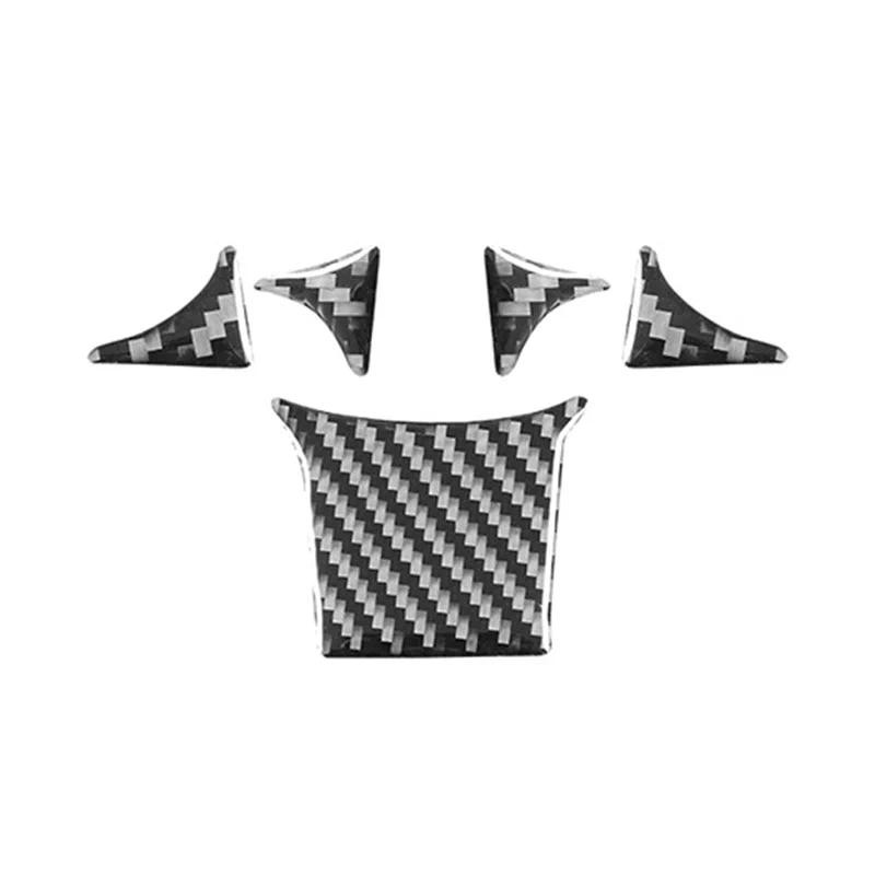 Phụ Kiện Nội Thất Sợi Carbon Vô Lăng Bao Viền Bộ Miếng Dán Cho Xe Subaru BRZ Toyota GR86 2022-2025