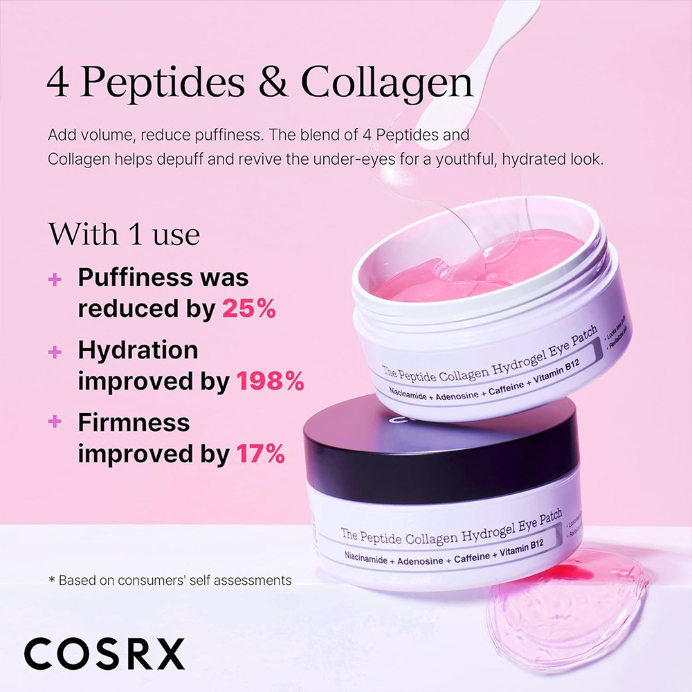 COSRX Pink Peptide Collagen Hydrogel Eye Patches Wrinkle