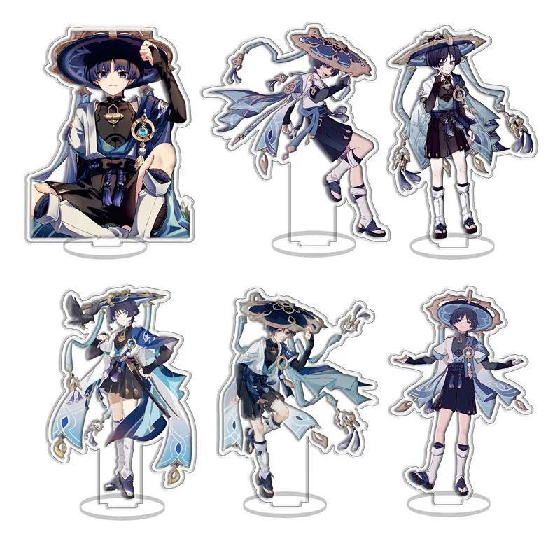 1 chiếc Trò chơi Anime Genshin Impact Scaramouche Wanderer Character Ô tôd Trang trí bàn Mô hình đứn