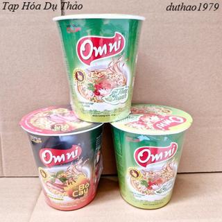 Mì Tôm Chanh/ Bò Cay  Omni CỐC  65g (Combo 3 cốc)