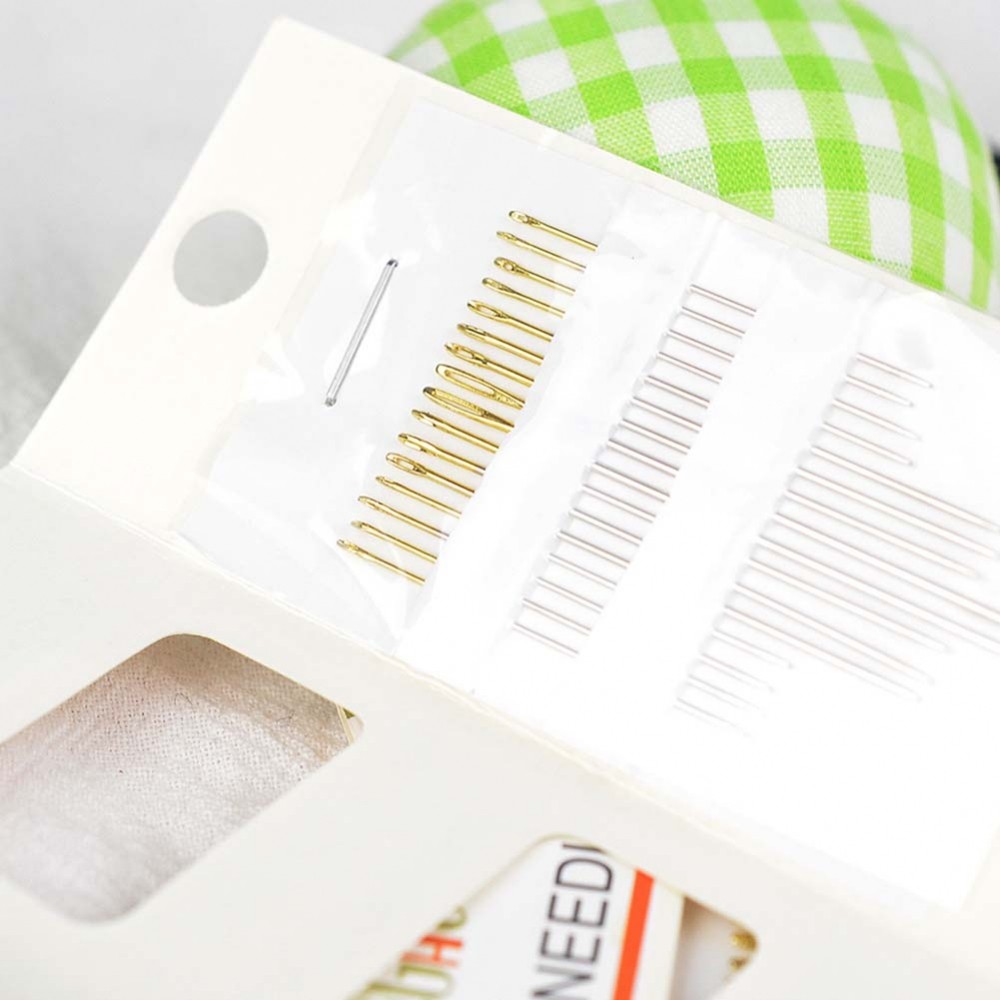 [DOLLDOLL-VN]Premium Self Threading Hand Sewing Needles 16 Needles Easy Thread and Longevity