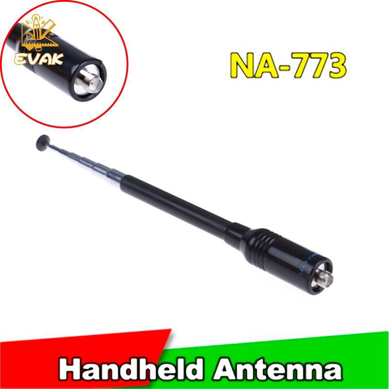 Alittlesetrtu Cầm tay băng tần kép nagoya na-773 sma-f ăng-ten uv-5r 5re b5 b6 đài phát thanh hai ch