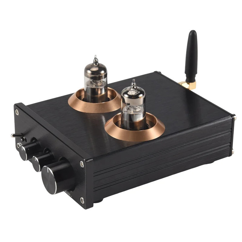 Hiệu quả-Buffer Hifi 6J5 Bluetooth 4.2 Tube Preamp Amplifier Stereo Preamplifier Với Treble Bass Ton