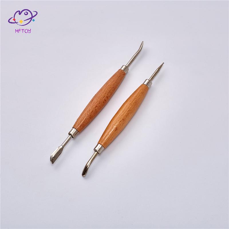 HFTOY Leather Craft Tool Set Modeling Stylus Carving Tool Dập nổi Khắc de Press Design Tool ~