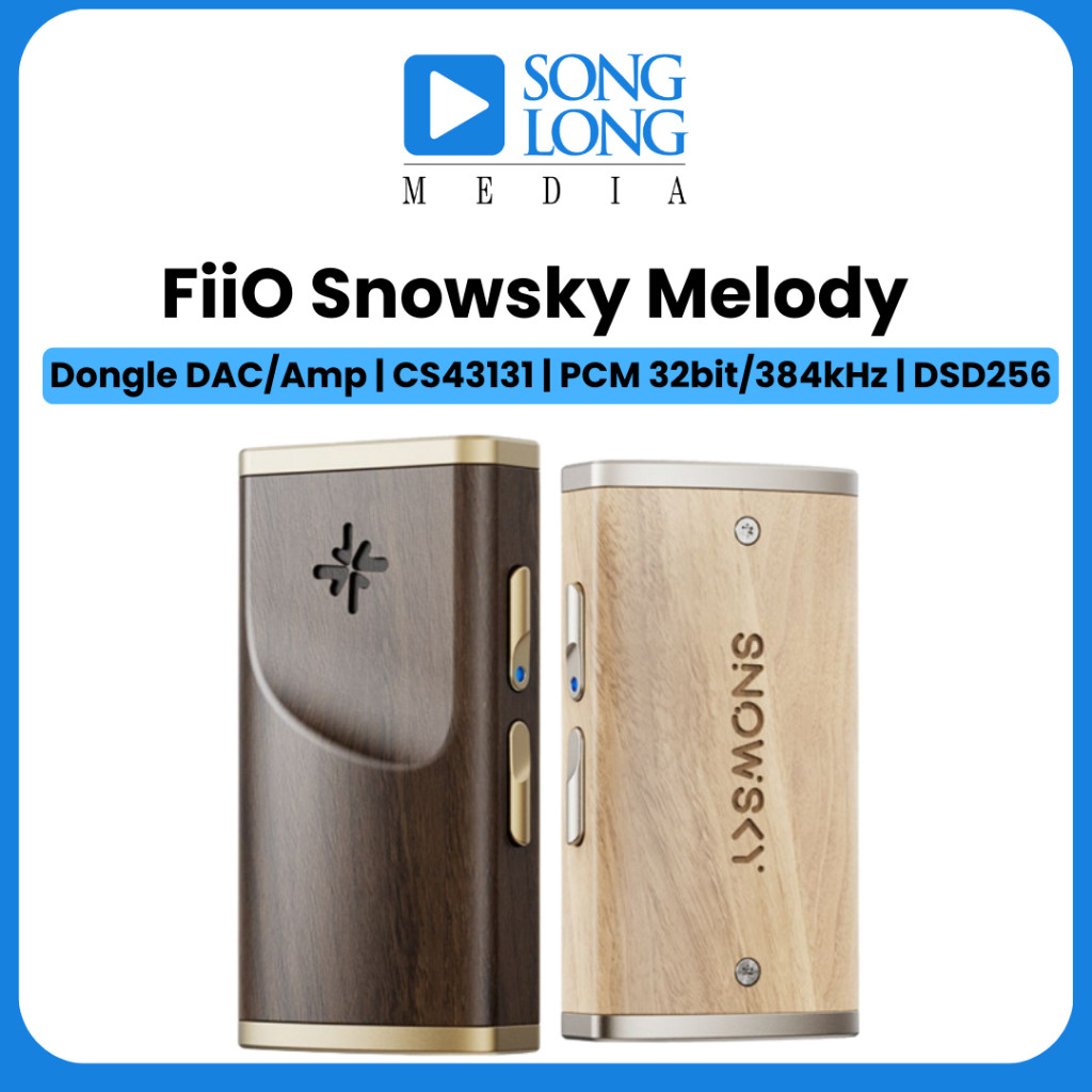 Thiết bị giải mã âm thanh Dongle Dac/Amp Fiio Snowsky Melody