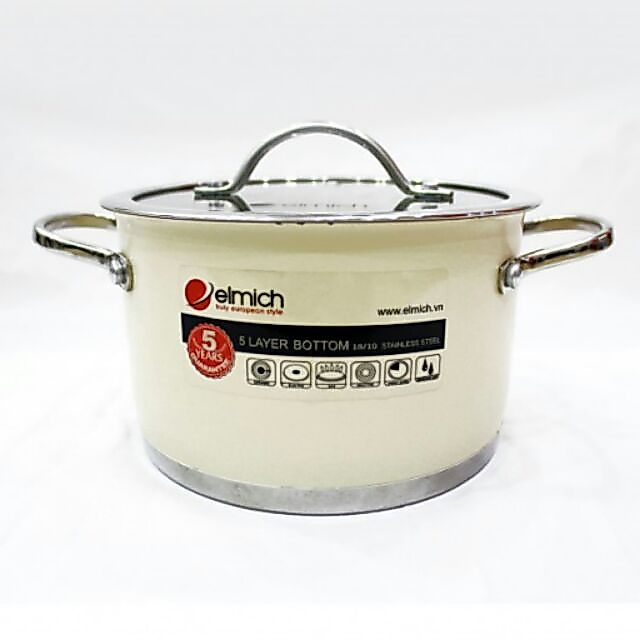 Nồi Elmich 5 đáy Angelo 24cm 2355282