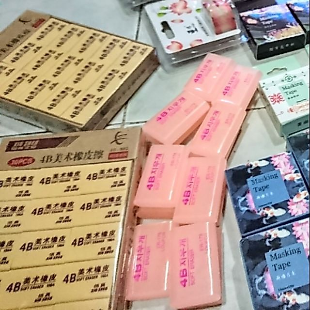 Gôm/ tẩy đen, gôm hồng, gôm xám đất sét