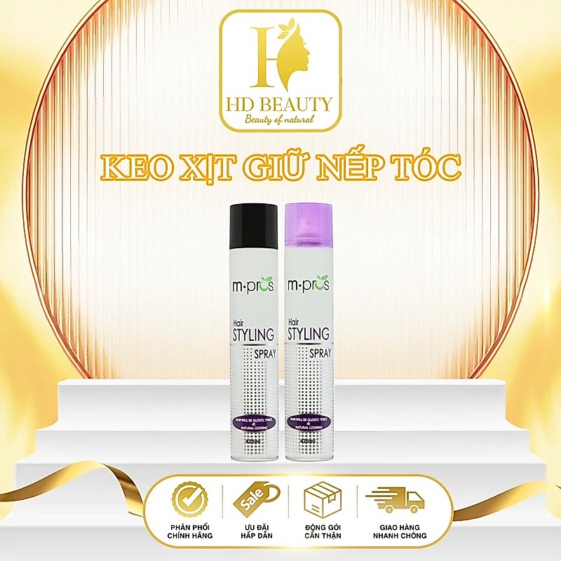 Keo Tạo Nếp Và Dưỡng Tóc Mpros 420ML