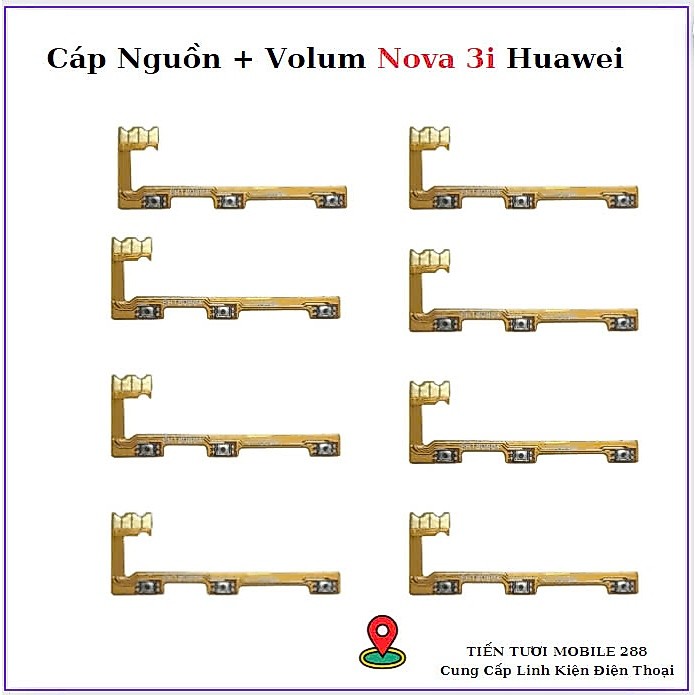 Cáp Nguon + Volum Huawei NoVa 3i