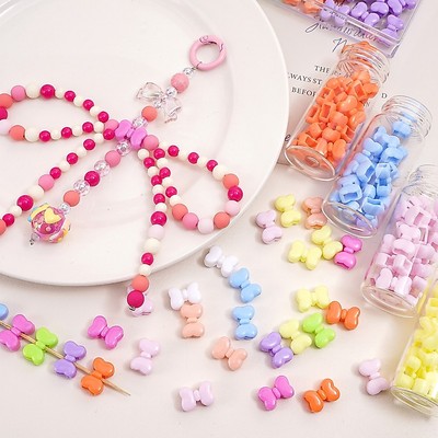 Beadia 5-20 miếng Acrylic Nơ Hạt Bốn Chiều Cho DIY Vòng Tay Vòng Cổ Bông Tai Trang Sức Phụ Kiện Làm 15x11mm