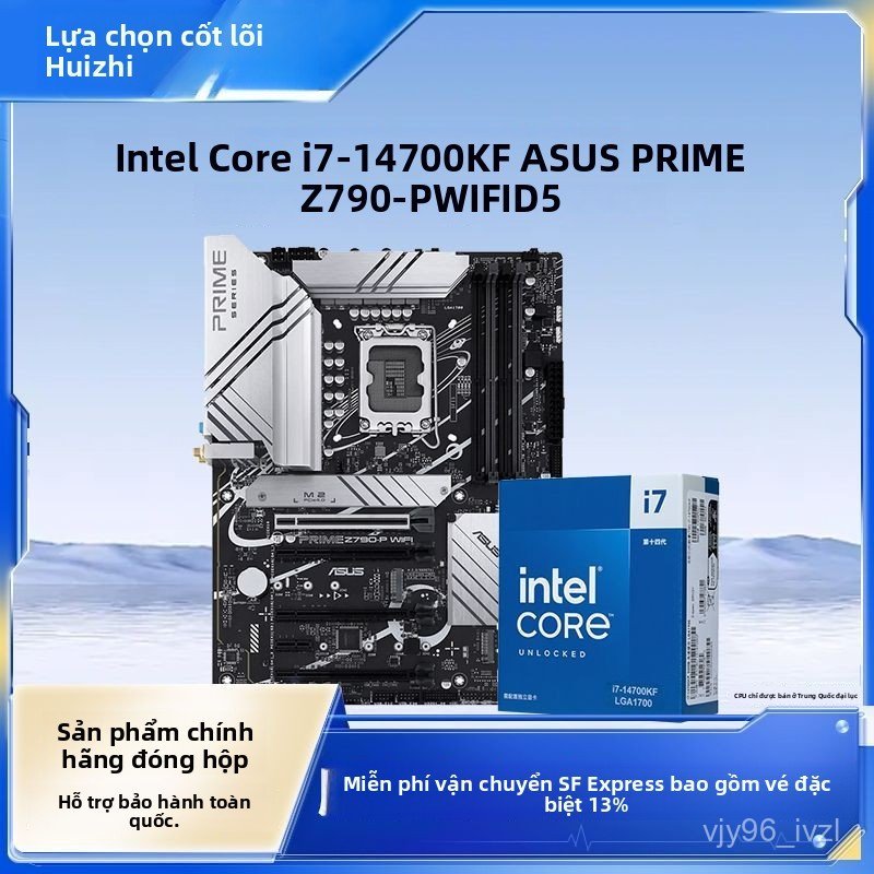 Combo CPU Intel Core i7 14700KF và Mainboard Asus Z790 WiFi gaming hiệu năng cao chuyên nghiệp